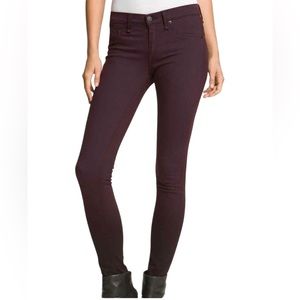 Rag & Bone Mulberry Legging Jeans size 25